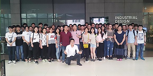 河南理工大学师生访问大业设计集团