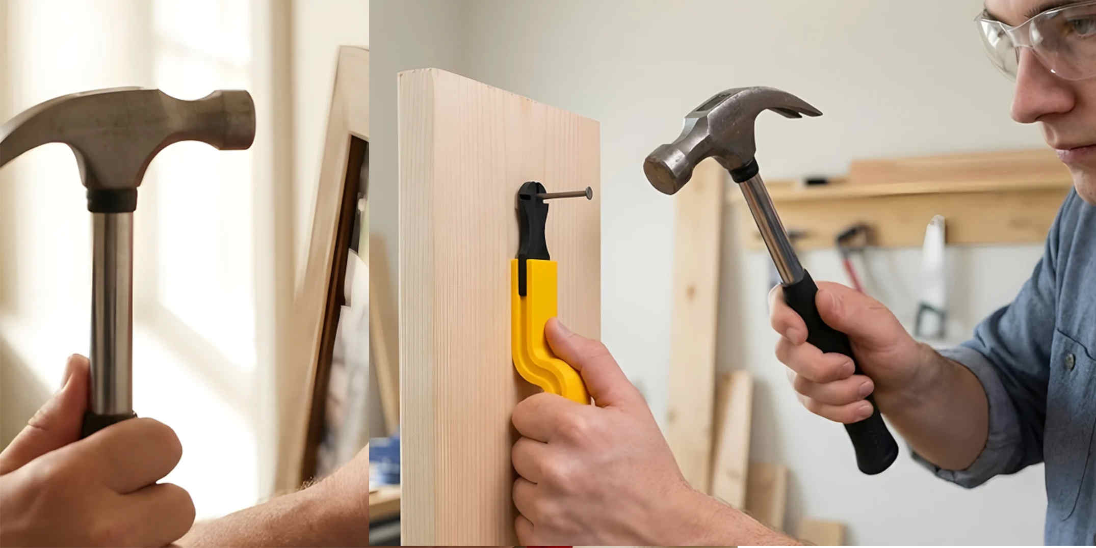 设计资讯｜终于有人做出了一个不会压扁手指的锤头